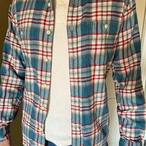 J. Crew Colorful Flannel